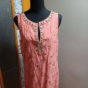 Pearl Georgina Chapman Orange Dress 10